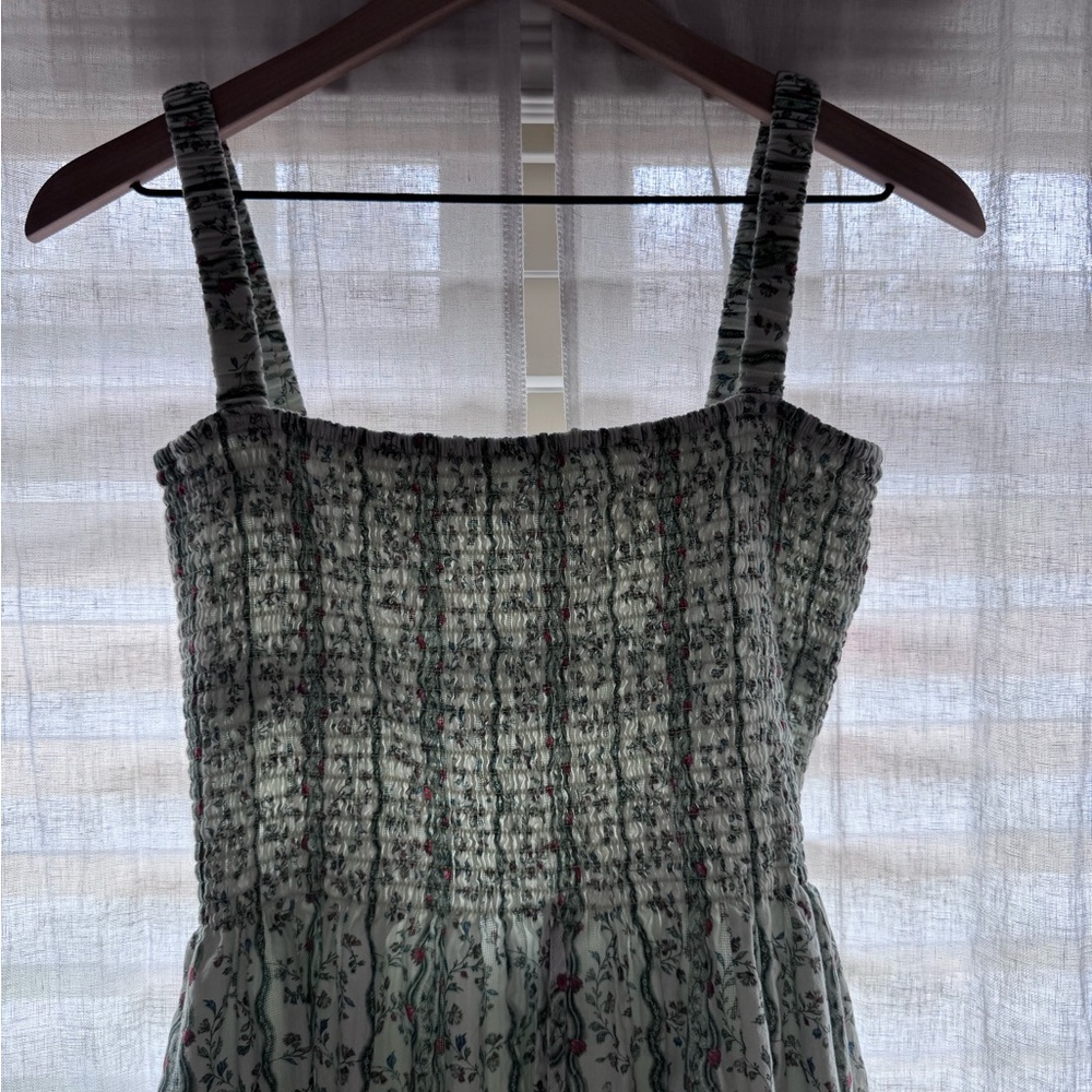 Hill House Home Anita Nap Dress Green Provence Floral - Picture 2 of 7